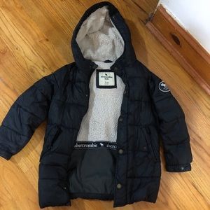 Boys Navy Abercrombie Jacket size 7/8